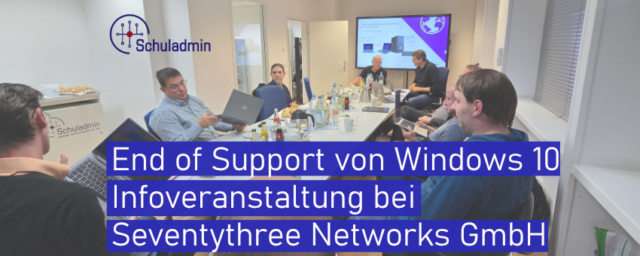 EOS von Windows 10: Infoveranstaltung bei Seventythree Networks GmbH